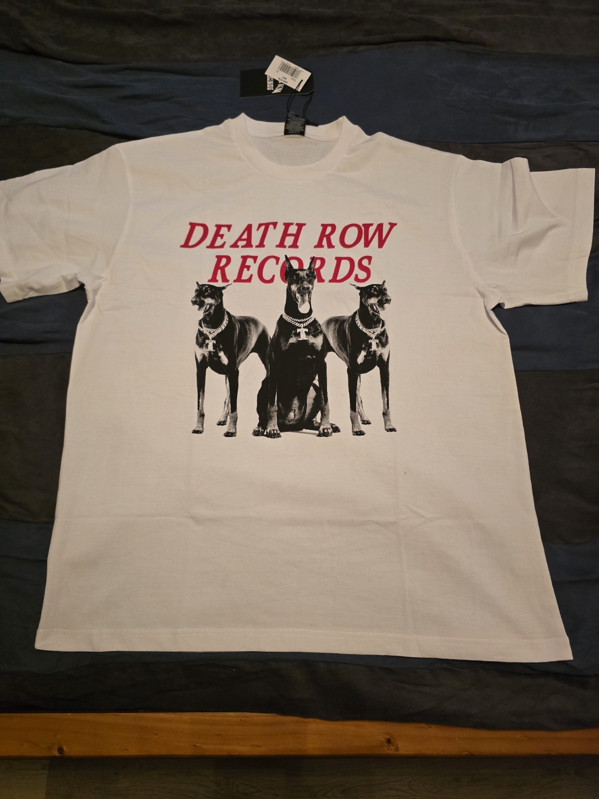 Death Row Records "Dobermans" size XL T-shirt White/Red gallery