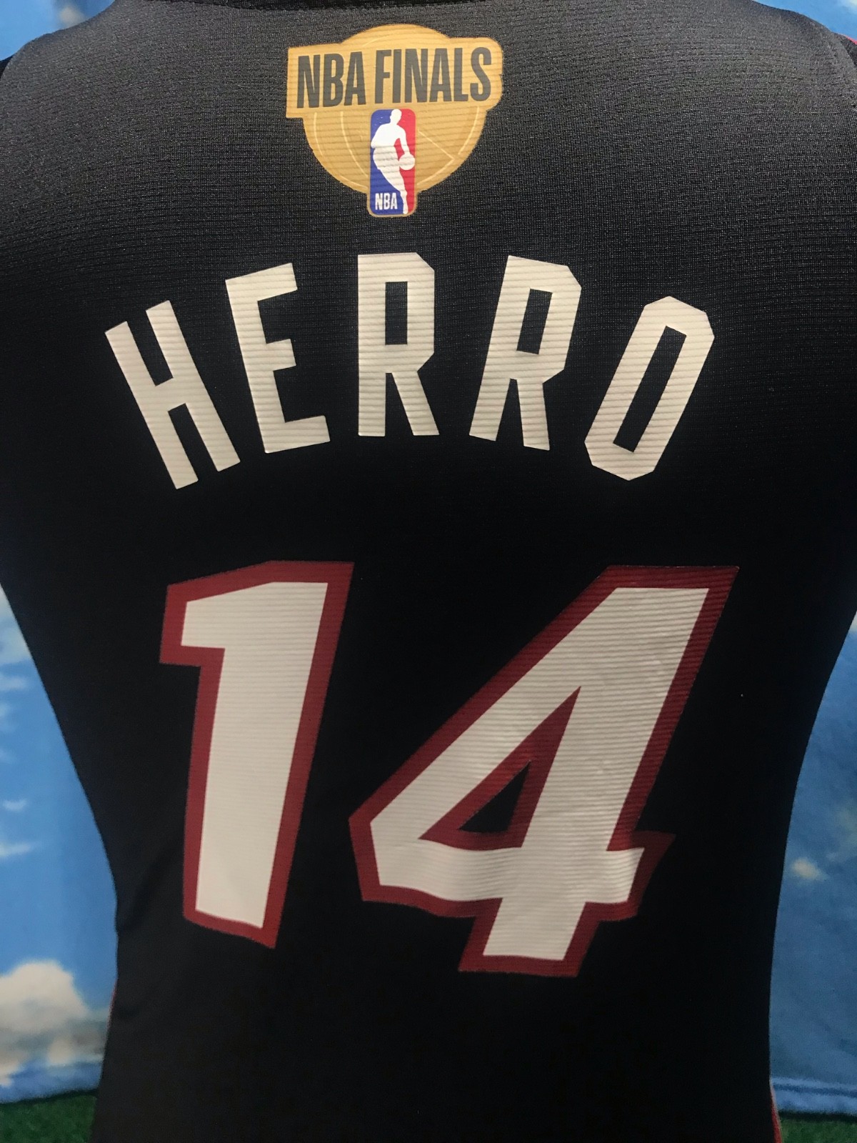 Miami Heat Jersey Shirt Tyler Hero 14 YOUTH Medium M Black NBA Finals C9 gallery