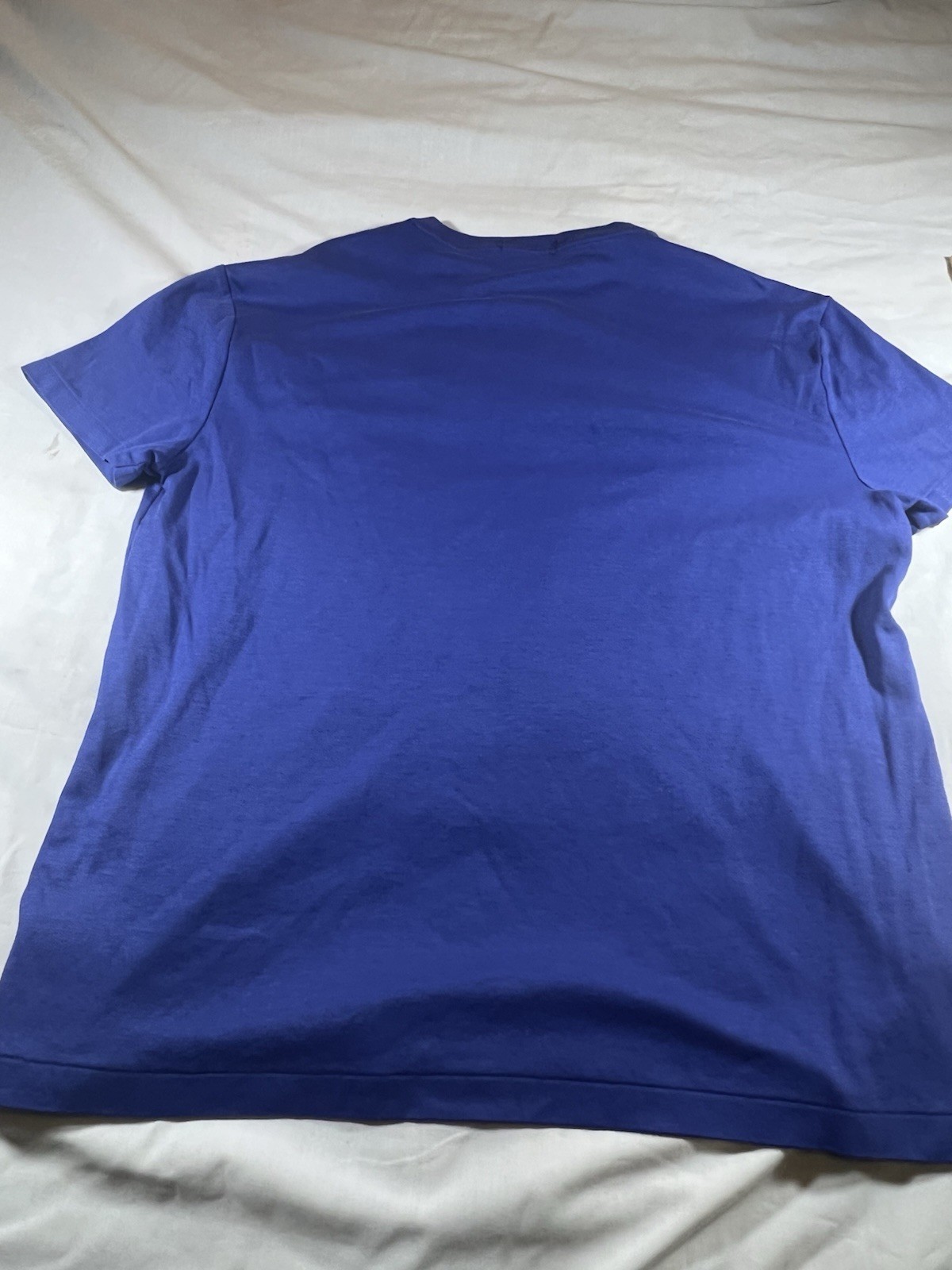 Polo Ralph Lauren Mens M Blue Cotton Short Sleeve Shirt Logo gallery