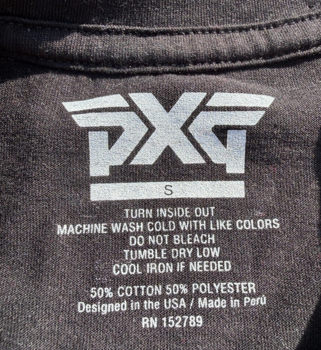 PXG Golf Logo Spellout Camouflage Camo T-Shirt Size Small gallery