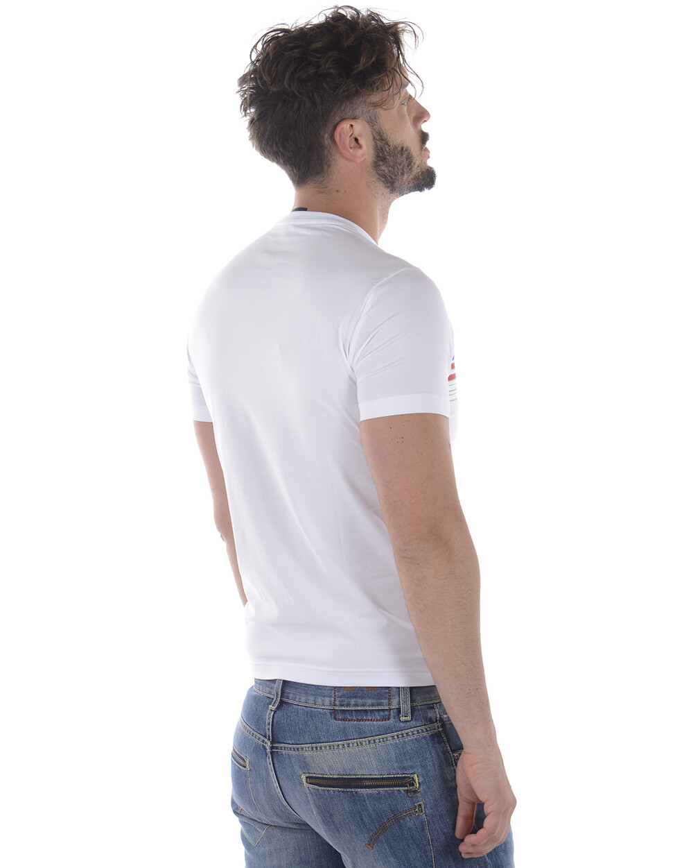 Emporio Armani EA7 T-Shirt Sweatshirt Man White 3ZPTA0PJM5Z 1100 SzXL MAKE OFFER gallery