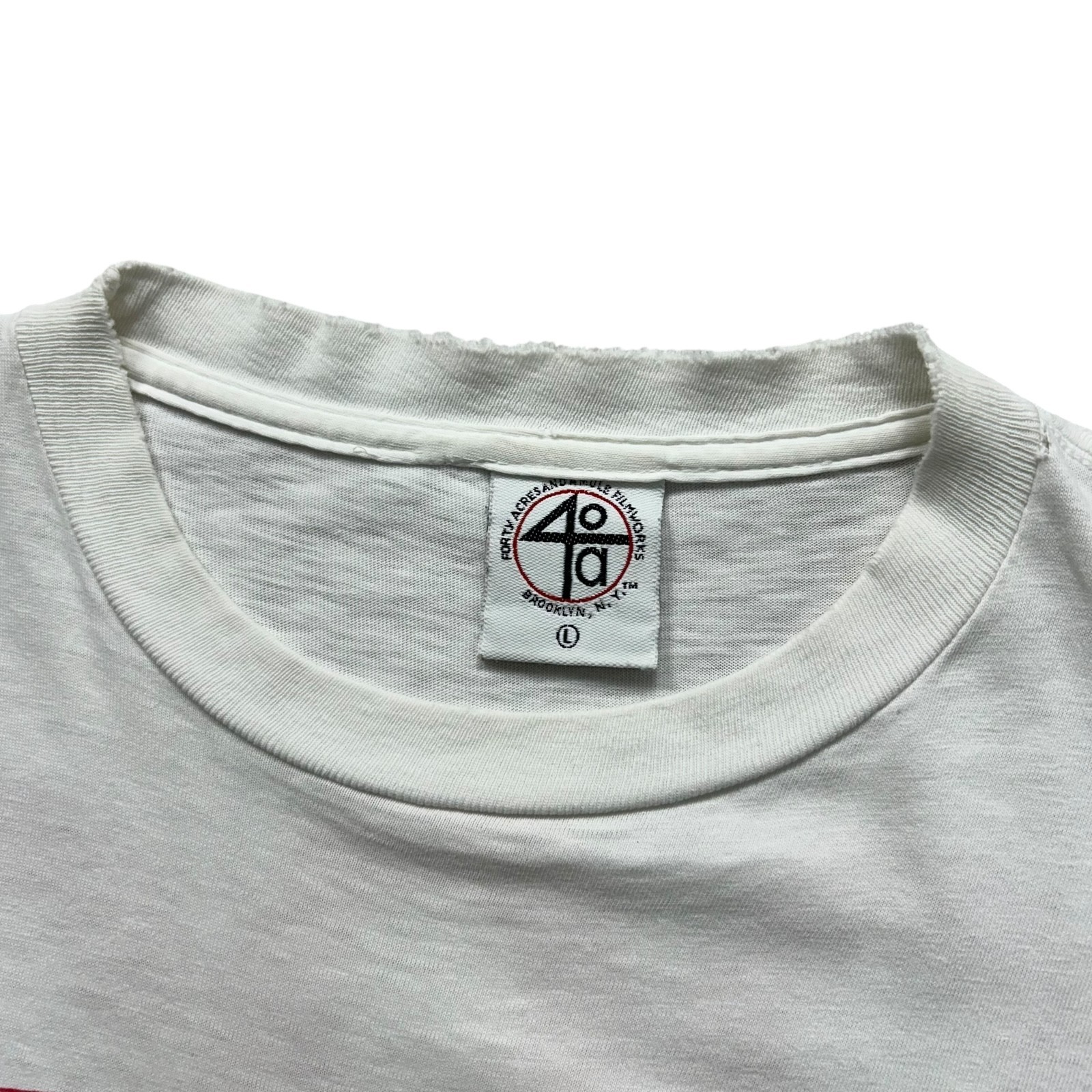 VTG 90s 40 ACRES & A MULE 40A MALCOLM X 1992 SPIKE LEE MOVIE T-SHIRT SIZE L gallery