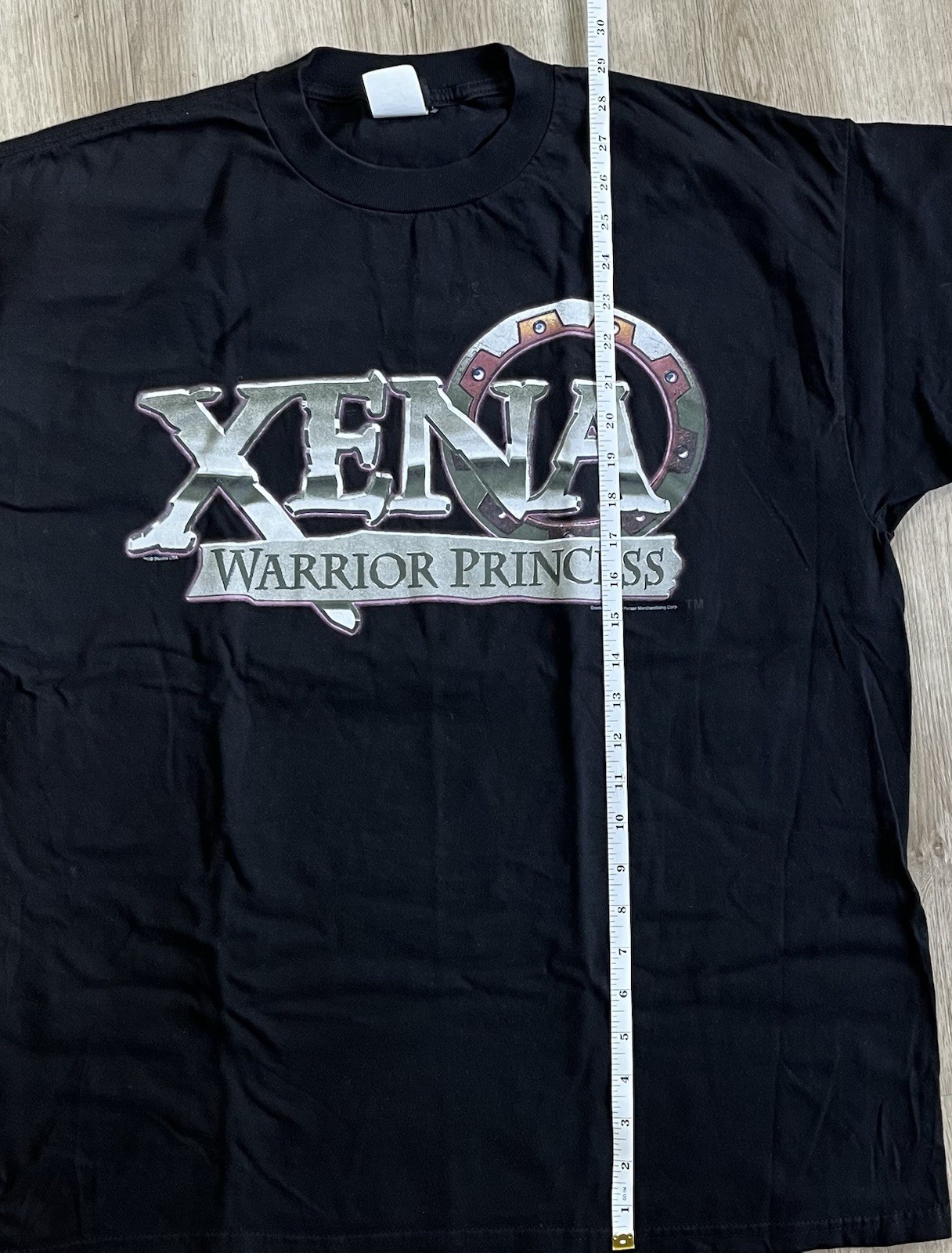 VTG 90’s Xena Warrior Princess Black T-Shirt XL Sword And Sorcery TV show Tee gallery