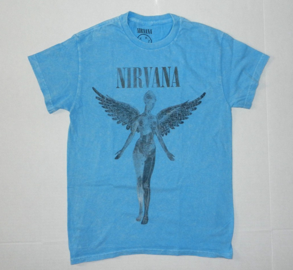 Nirvana In Utero BLUE T-Shirt New