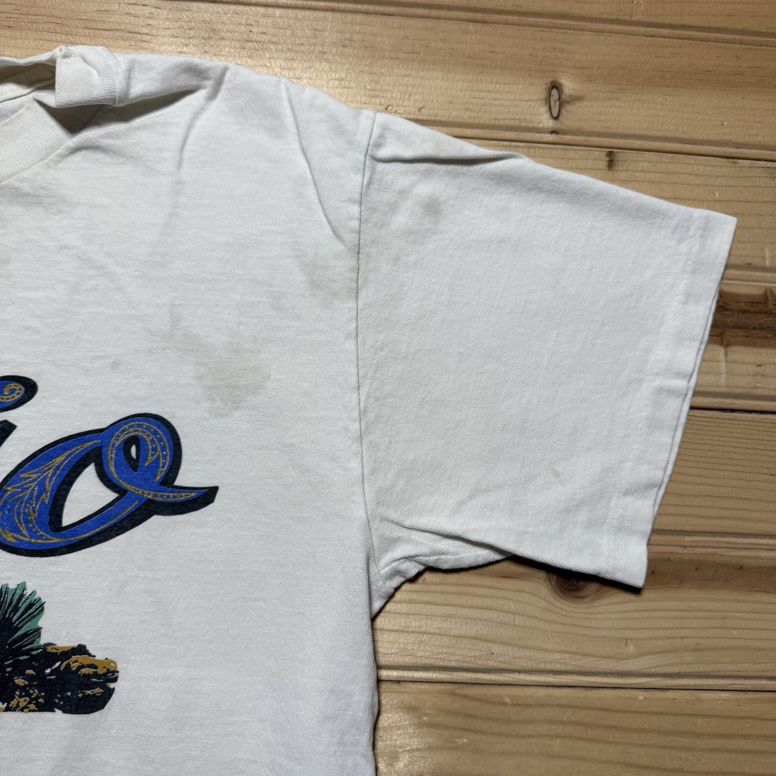 Vintage 90s Rio Grande River Basin Western Horseback Cowboy Art Shirt - Medium gallery