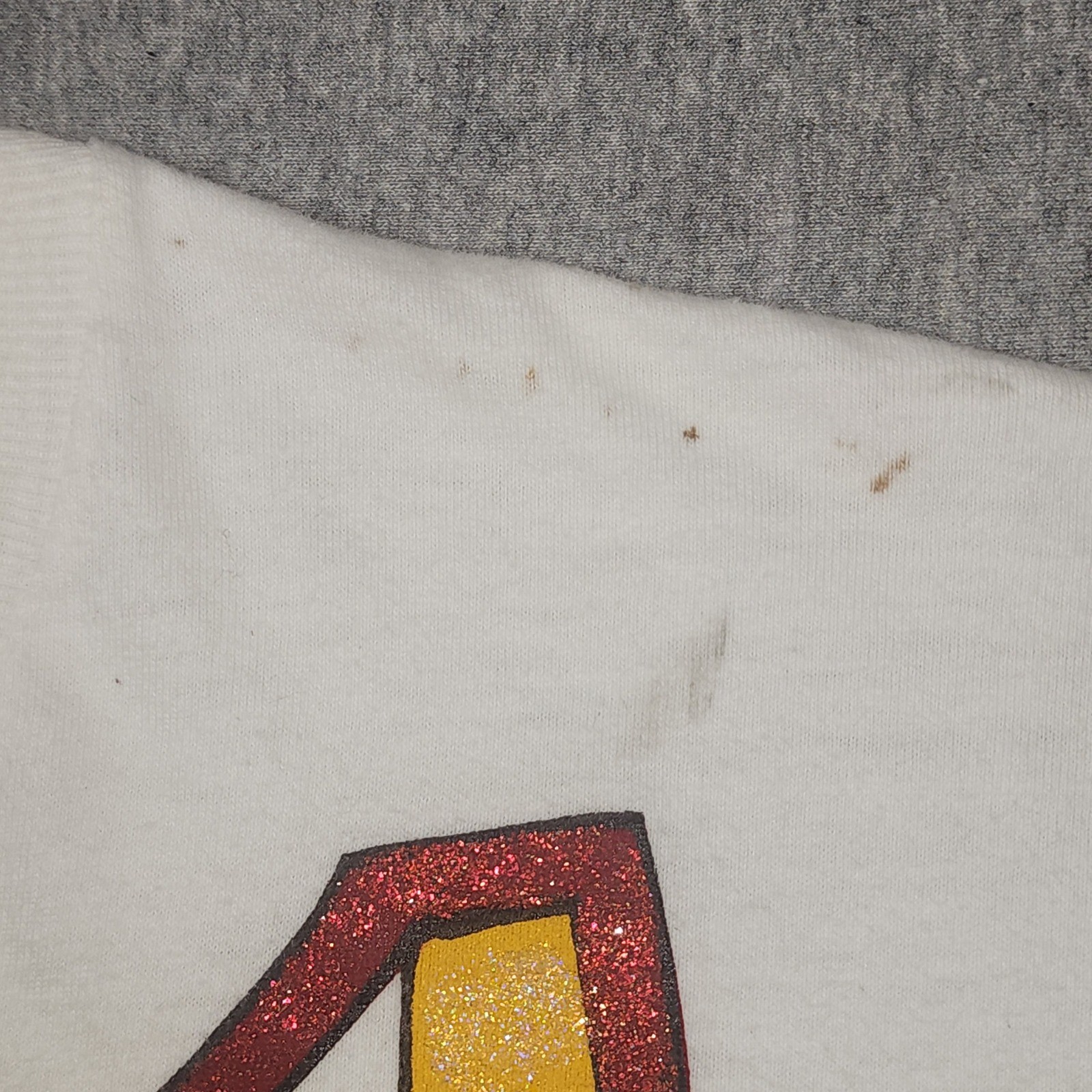 Hanes Beefy-T Graphic Tee Mens XL White Good Vintage 90s Southwestern Glitter gallery