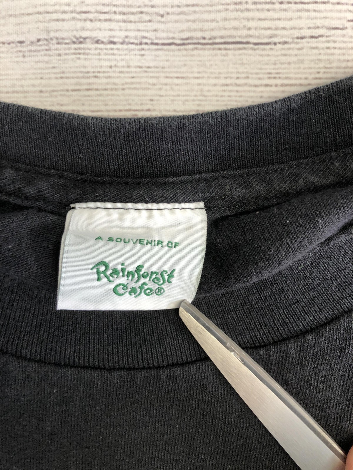 Rainforest Cafe Orlando Shirt Mens XL Black Jungle Slogan Graphic Tee Souvenir gallery