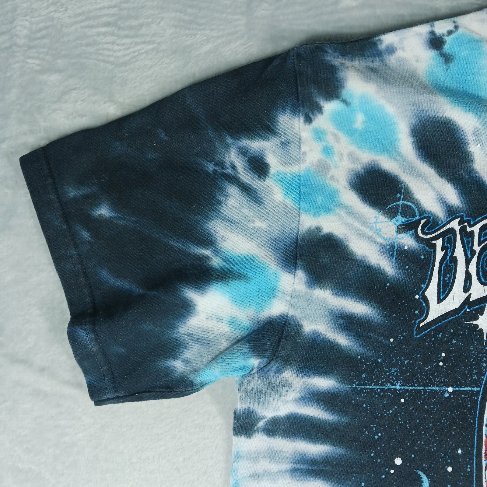 Grateful Dead & Company Liquid Blue 2021 Tour T Shirt Blue Tie Dye Size Medium gallery