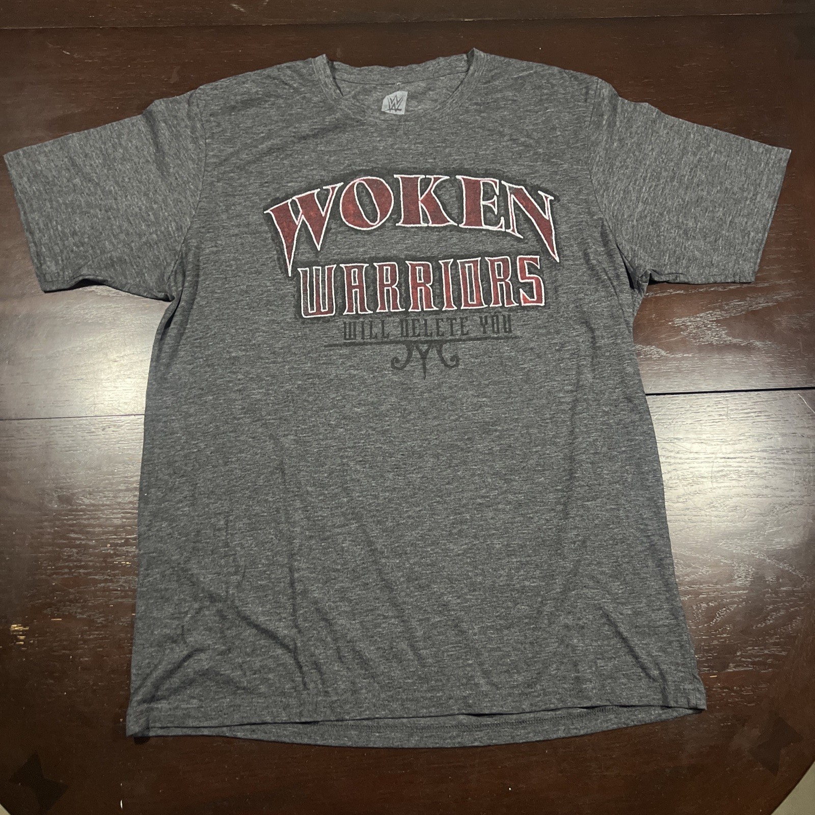 WWE Matt Hardy Woken Warrior T Shirt Men’s Medium Gray Wrestling Delete Graphic