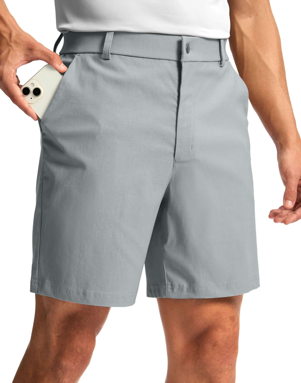 Men's Golf Dress Shorts 5"/ 7"/ 9" Stretch Casual Work Flat Front Shorts for ... gallery