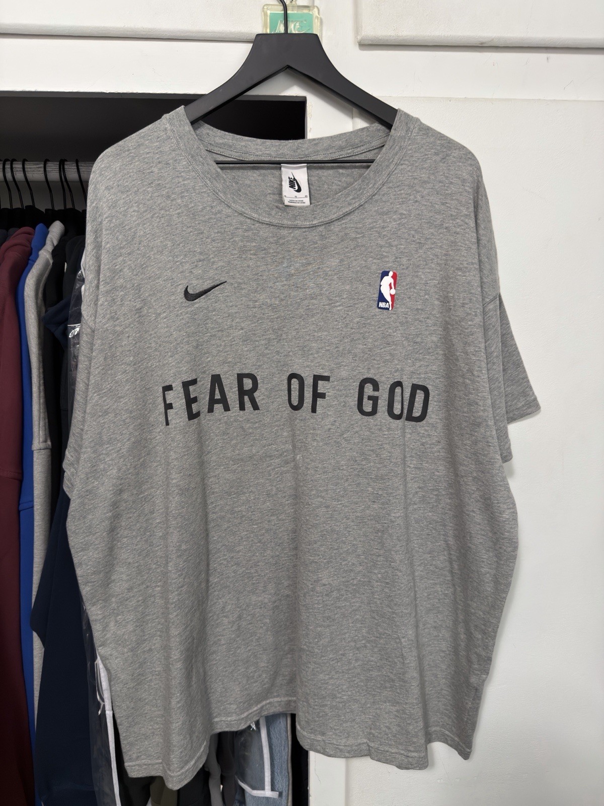 Nike X Fear Of God Nba Warm Up Shirt