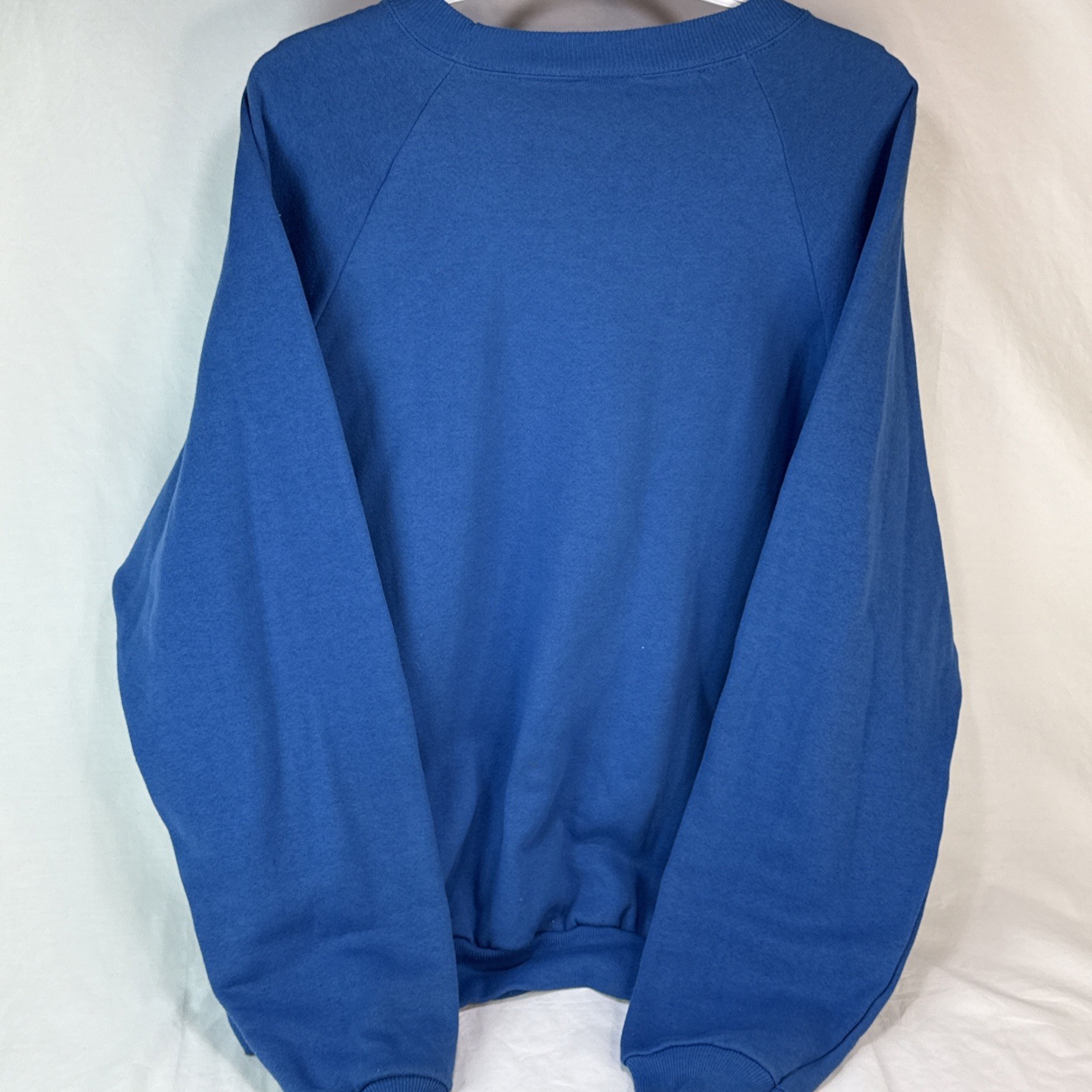 Vintage Dead Stock Sweat Shirt Play Hard Or Get Off My Court Basketball XL Blue gallery