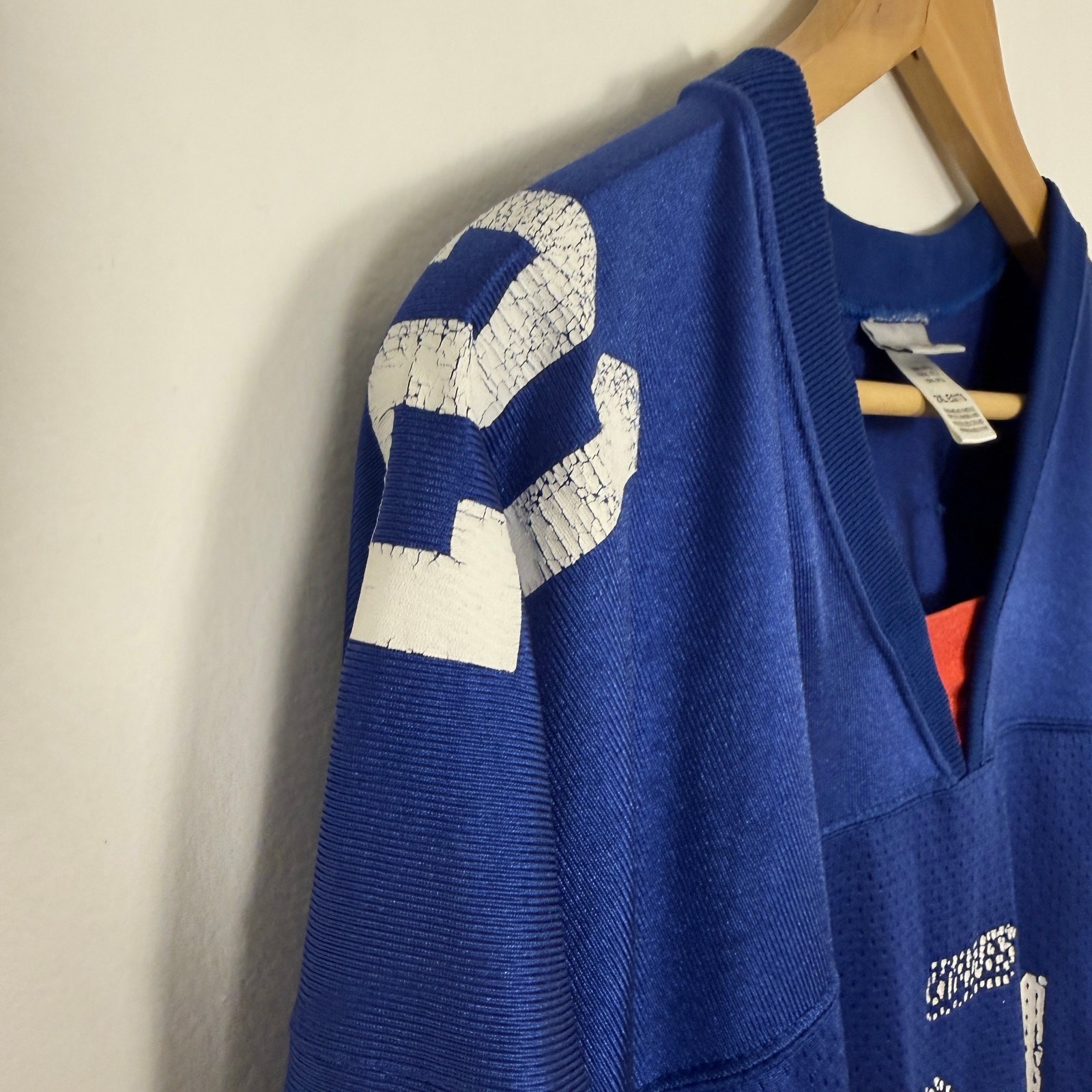 Vintage Y2K New York Giants NYC Tiki Barber NFL Football Sports Jersey XXL Blue gallery