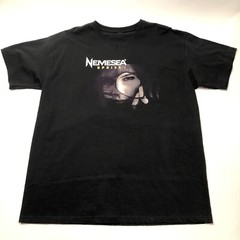 Nemesea Uprise 2016 Album Logo Double Sided XL Black T Shirt Goth Rock Metal Tee