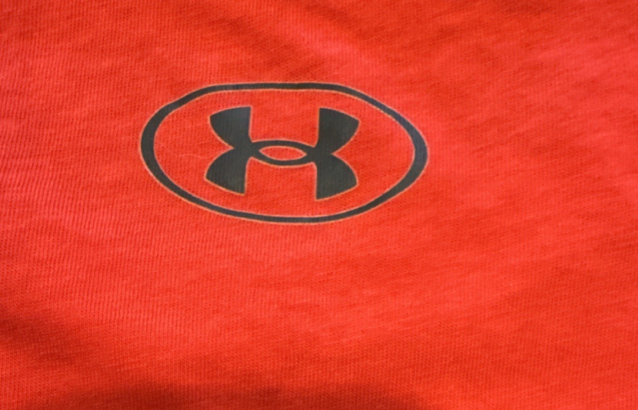 Under Armour UA Tech Men's Red Logo Crew Neck Short Sleeve T-Shirt, Size LG gallery