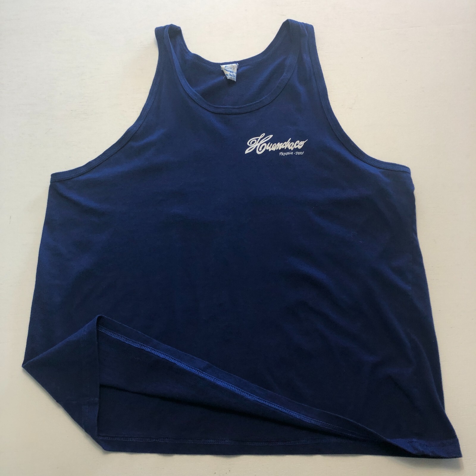 vtg 90s Huanchaco SURF Tank Top Sz Muscle Shirt Trujilla Peru Beach Sunset gallery