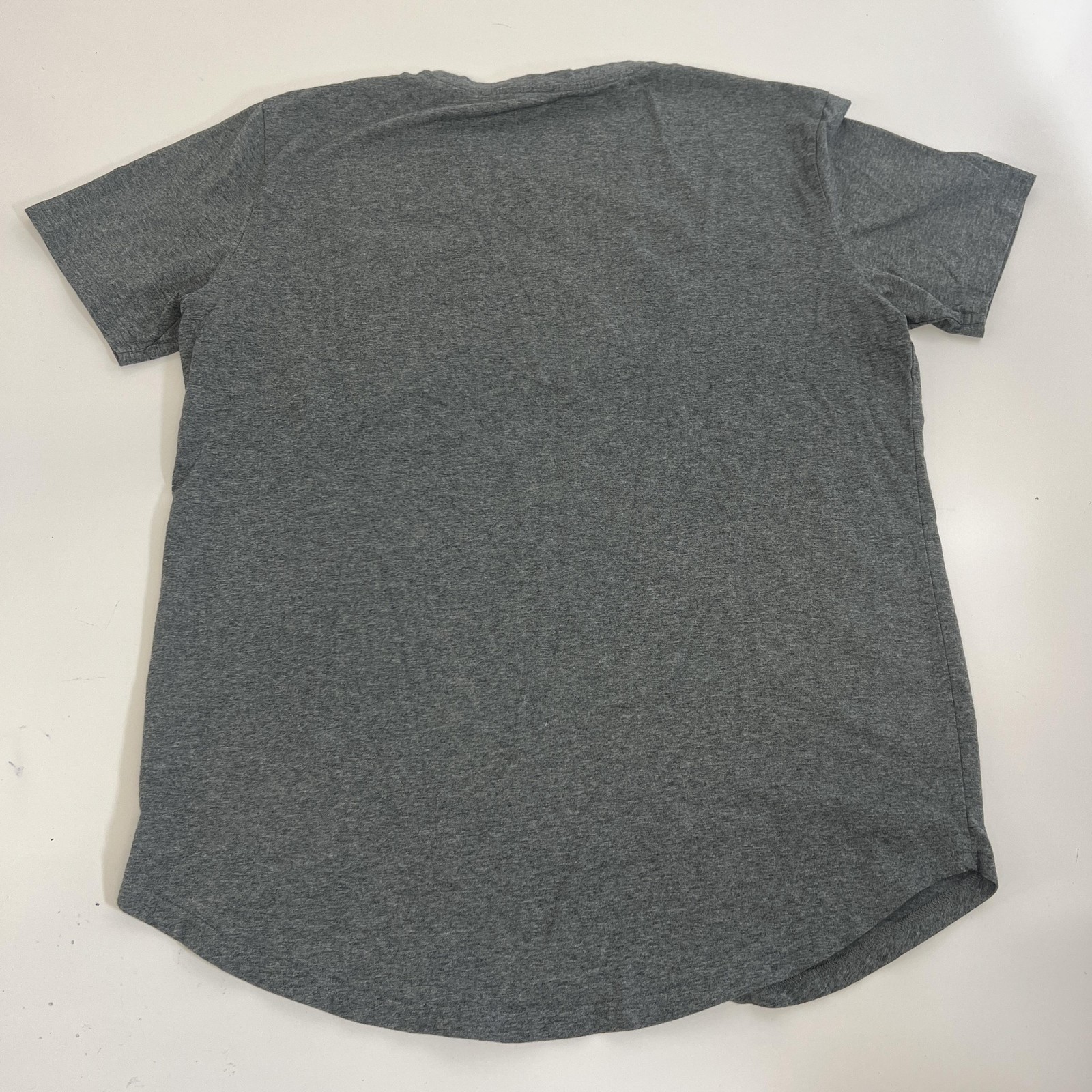 YoungLA Shirt Mens Extra Large Gray Pocket Crewneck Curved Hem Casual YLA406 Tee gallery