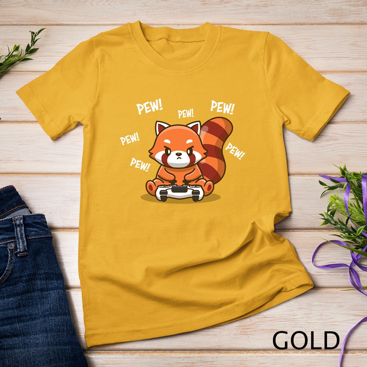 Red Panda Unisex T-shirt gallery