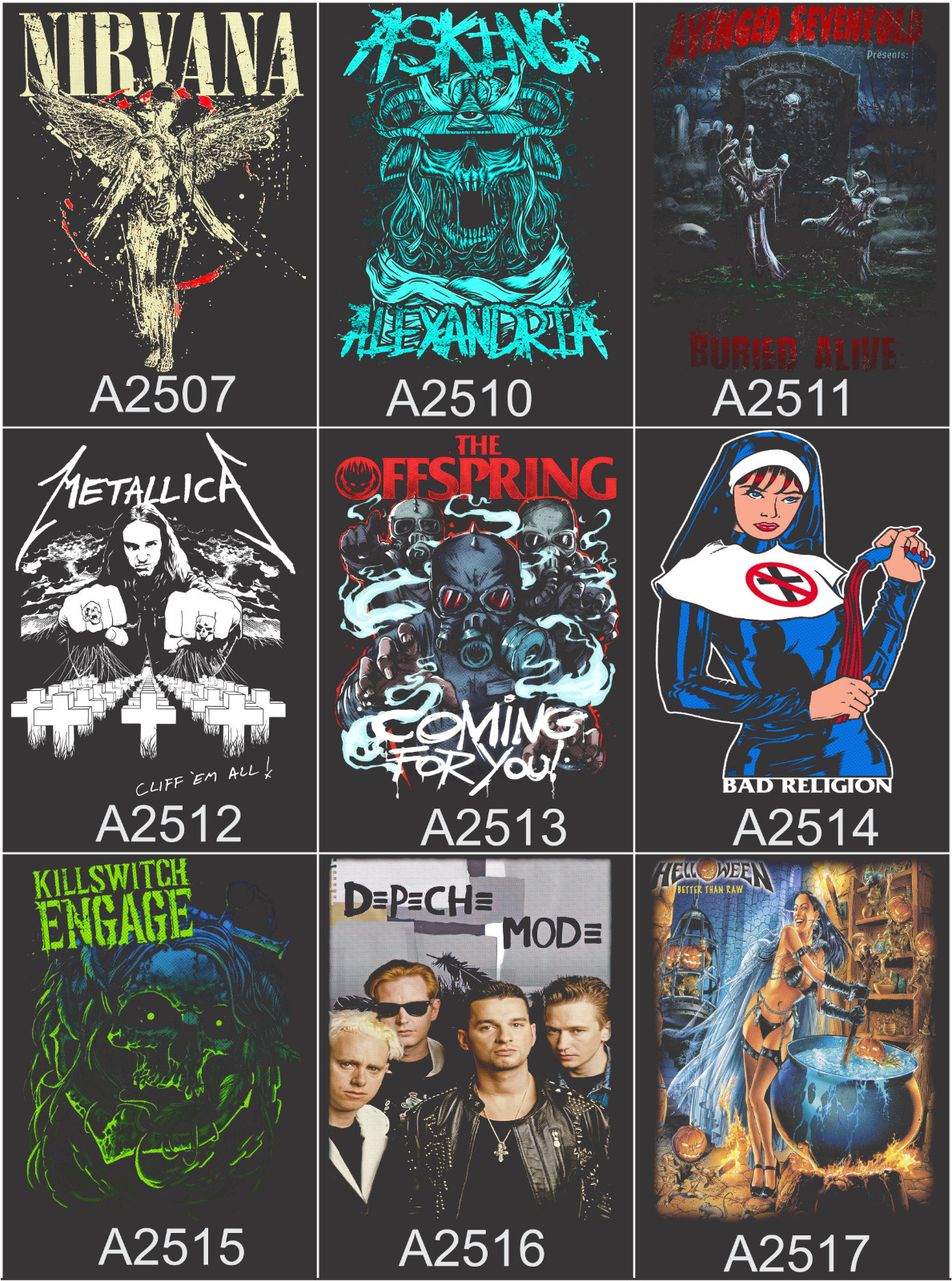Lot of 3 Mens Rock Band Graphic T-Shirts Music Tee Bundle Concert Tour Shirts gallery