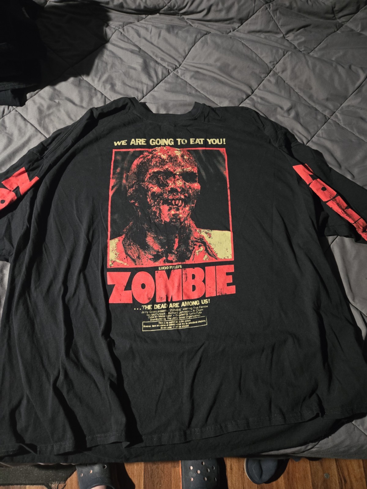 Zombie T Shirt Movie Classic Frght Rags Rare 5xl Barely Worn