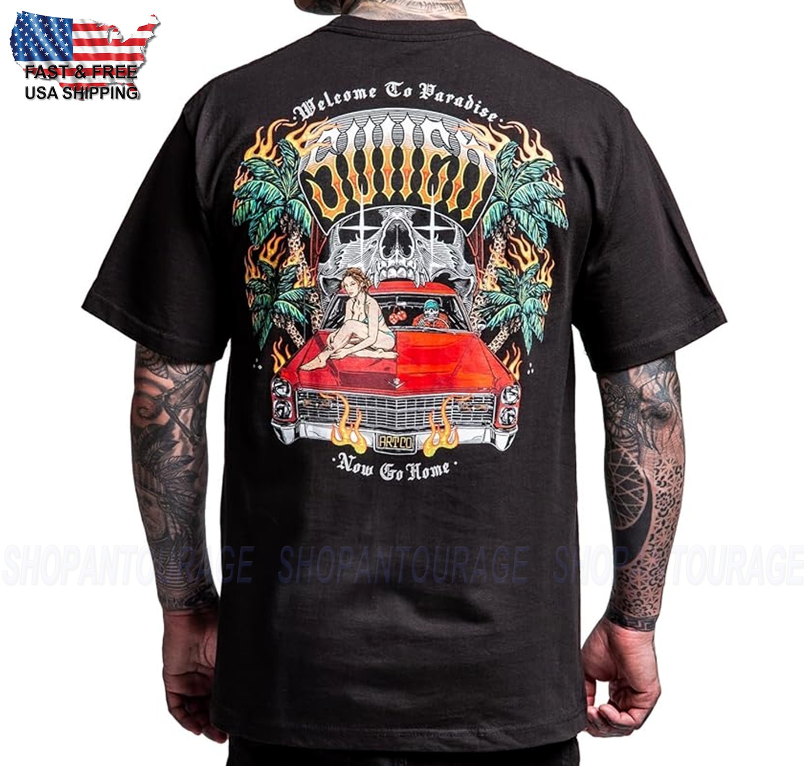 Sullen Art Collective Go Home Standard Fit SCM8016 Short Sleeve Men`s T-shirt gallery
