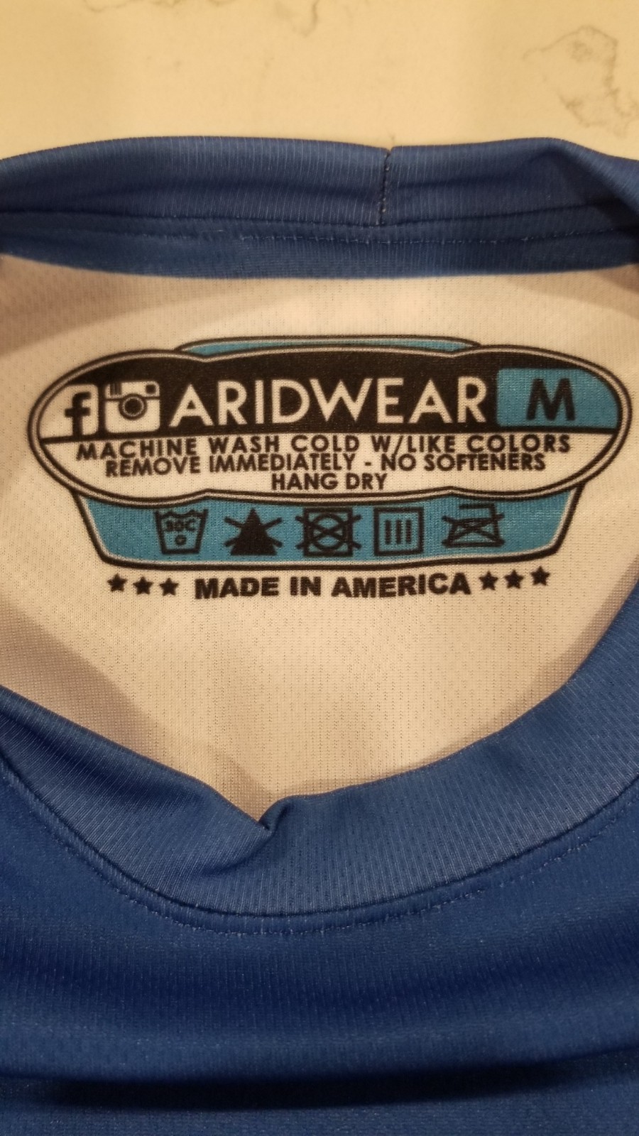 2016 USPSA Pistol Championships Shirt Area 6 Size Med Blue Breathable Quick Dry gallery