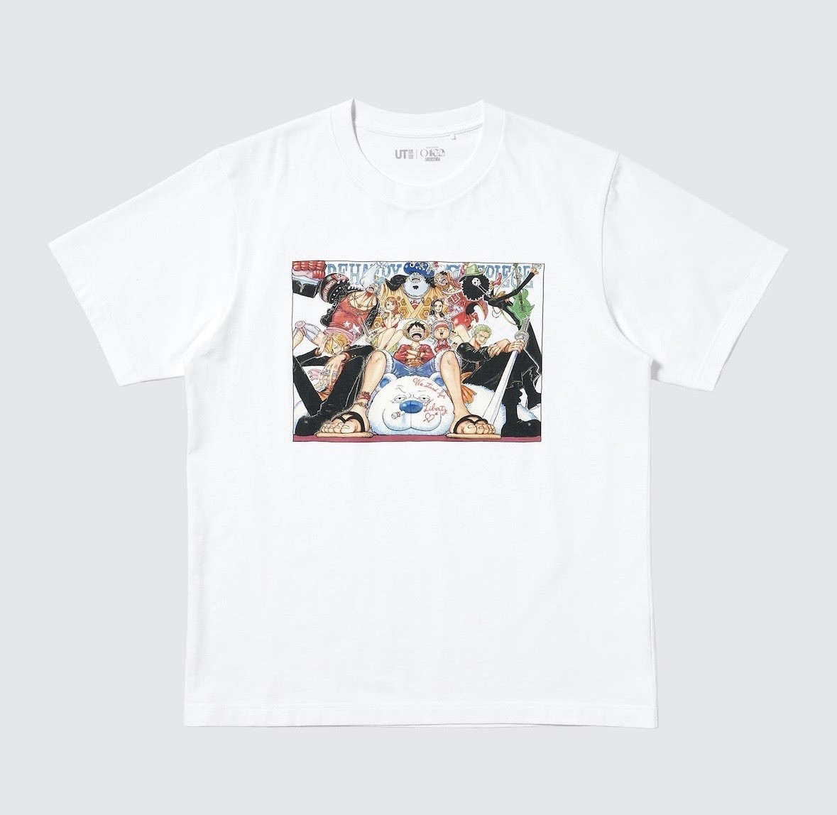 UNIQLO One Piece Shonen Jump UT Graphic T-Shirt XL Men White from Japan New gallery