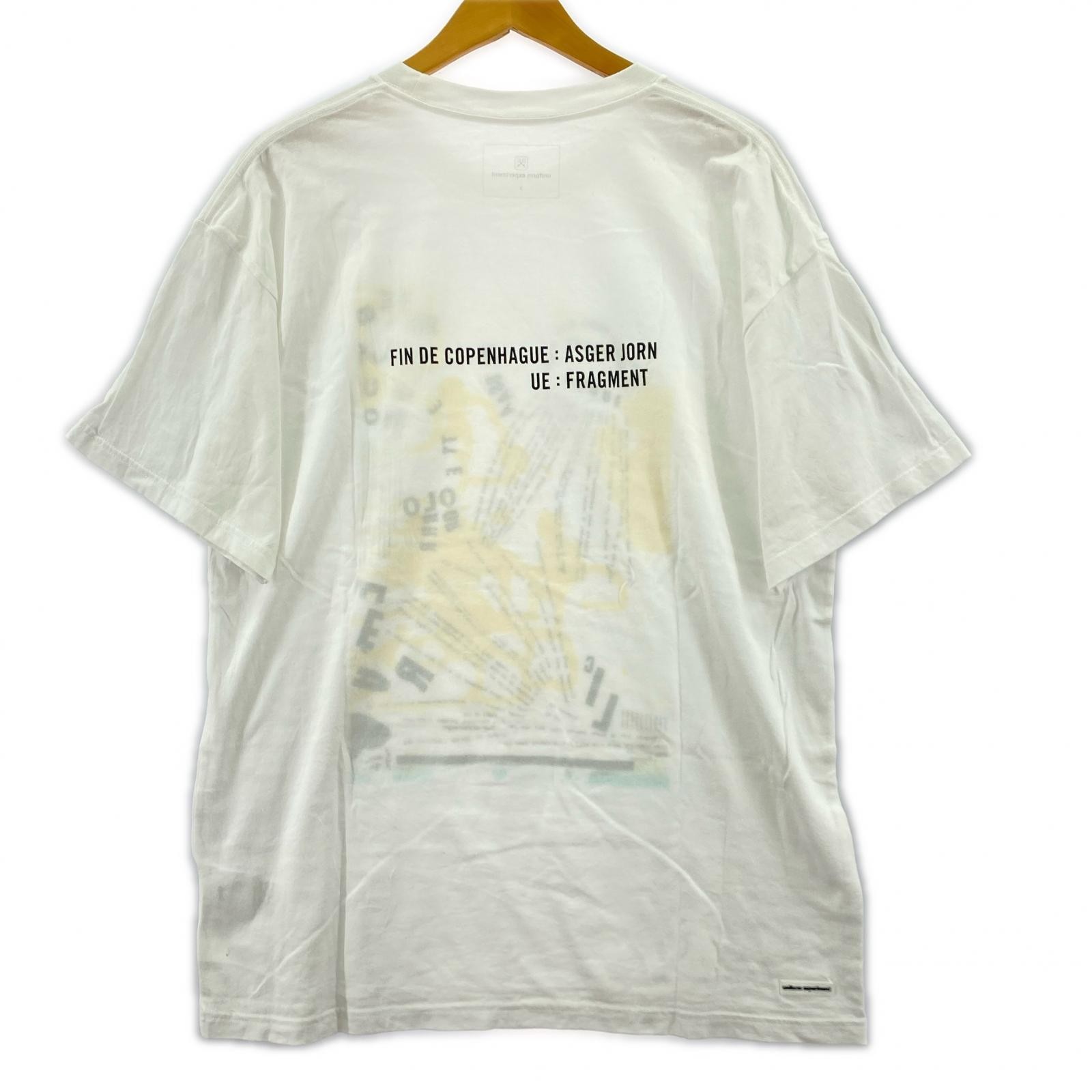 uniform experiment UE-210012 Printed Crew NeckShort sleeve T-shirt size3/whi... gallery