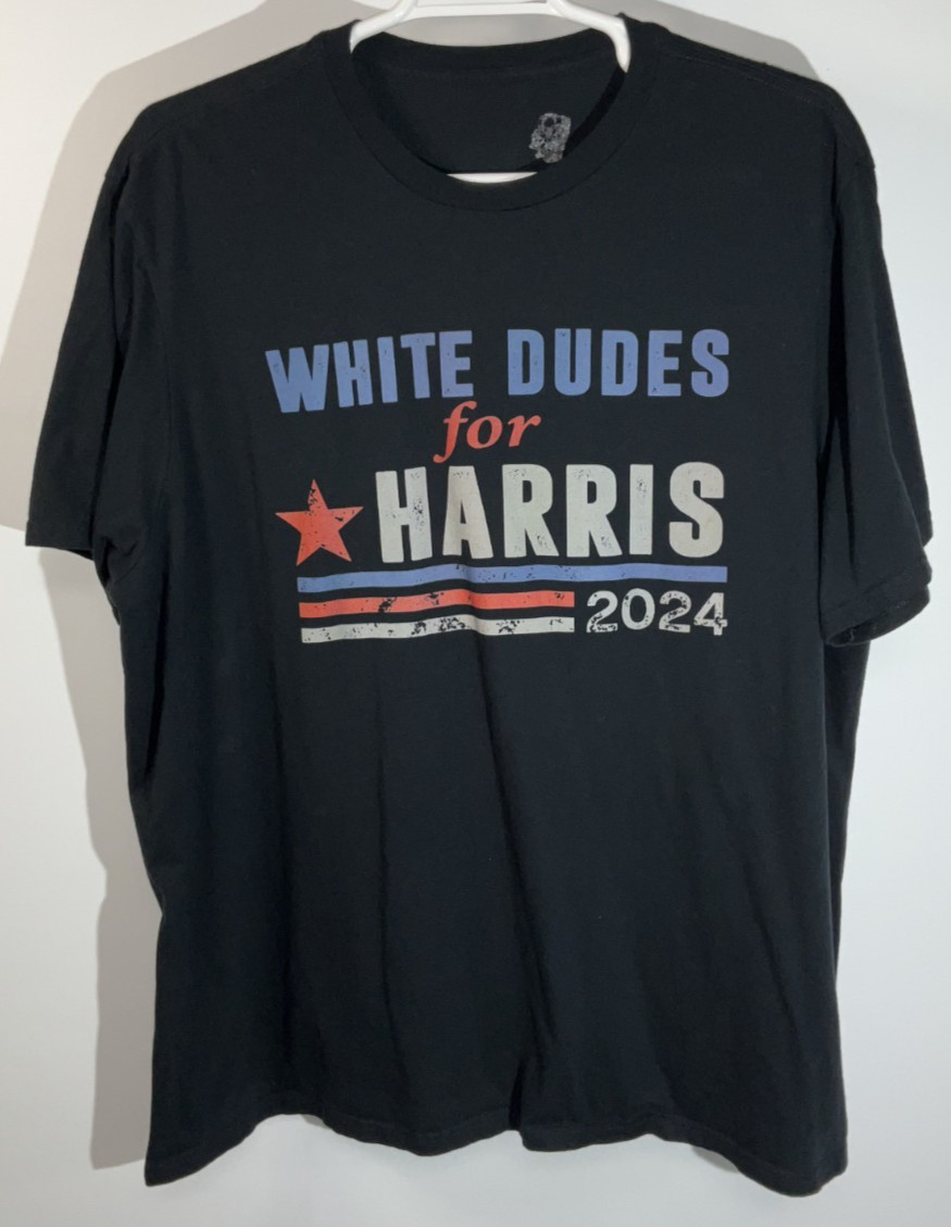 Whites Dudes For Harris Short Sleeve T-Shirt Men’s 3XLT Black