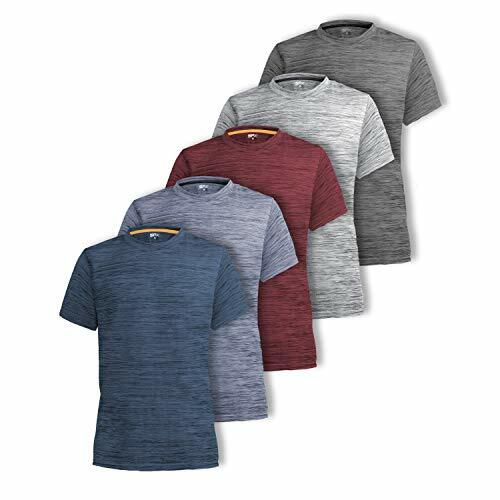 Men’s Dry-Fit Active Athletic Crew Neck T Shirts Running Workout gallery
