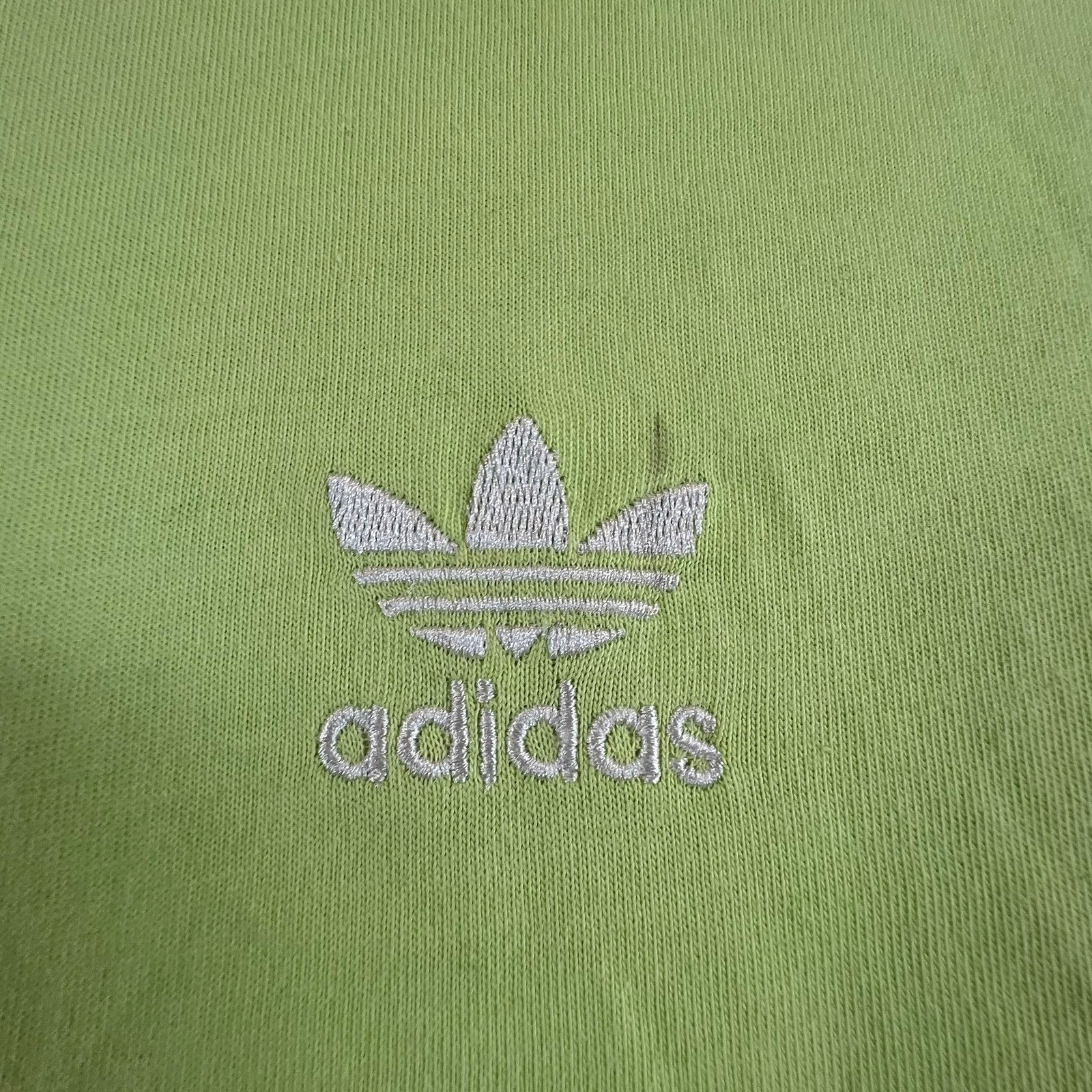 Adidas Essential Tee Mens 2XL Pulse Lime Green Trefoil Logo IL2520 NWT gallery