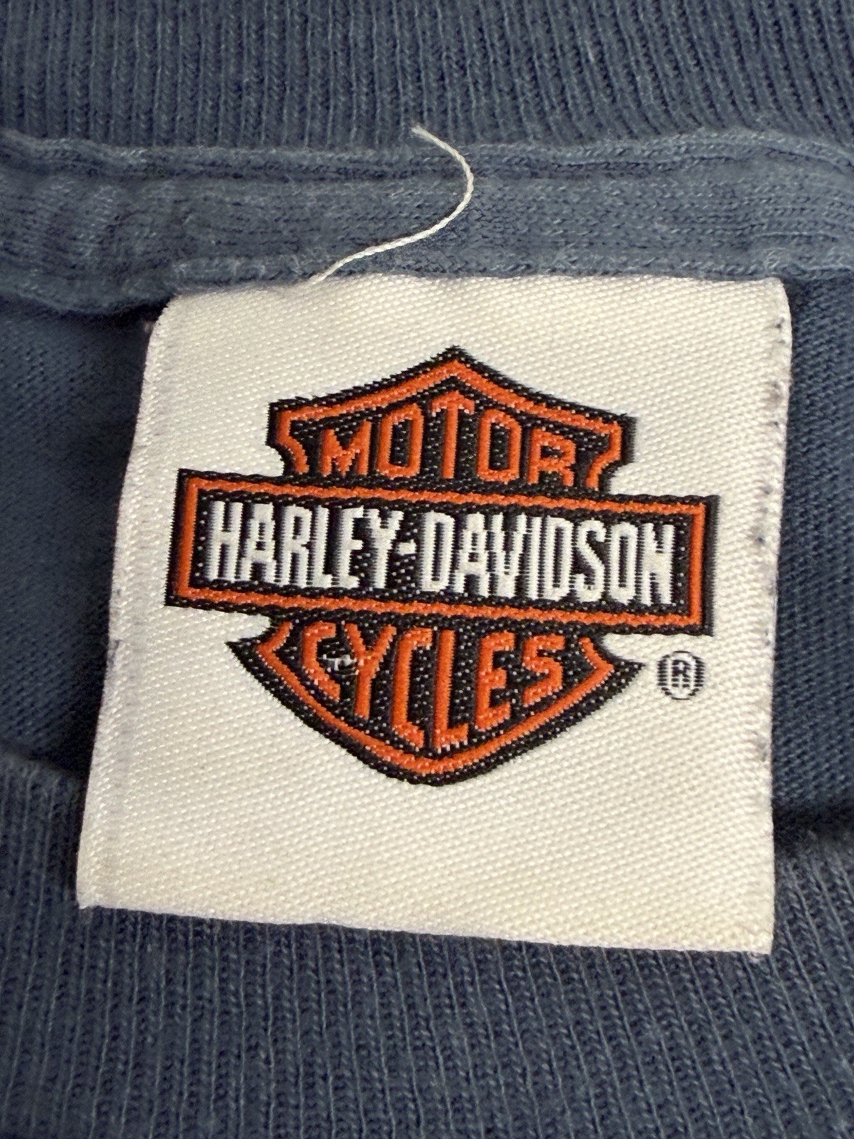 Harley Davidson Eagle T-Shirt Ft Myers Florida Double Sided American Flag XL gallery