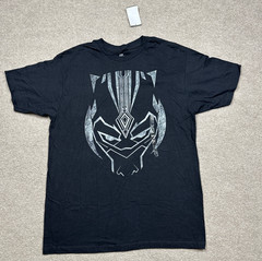 Black Panther T Shirt Mens Size L Black Short Sleeve Marvel Mad Engine Adults