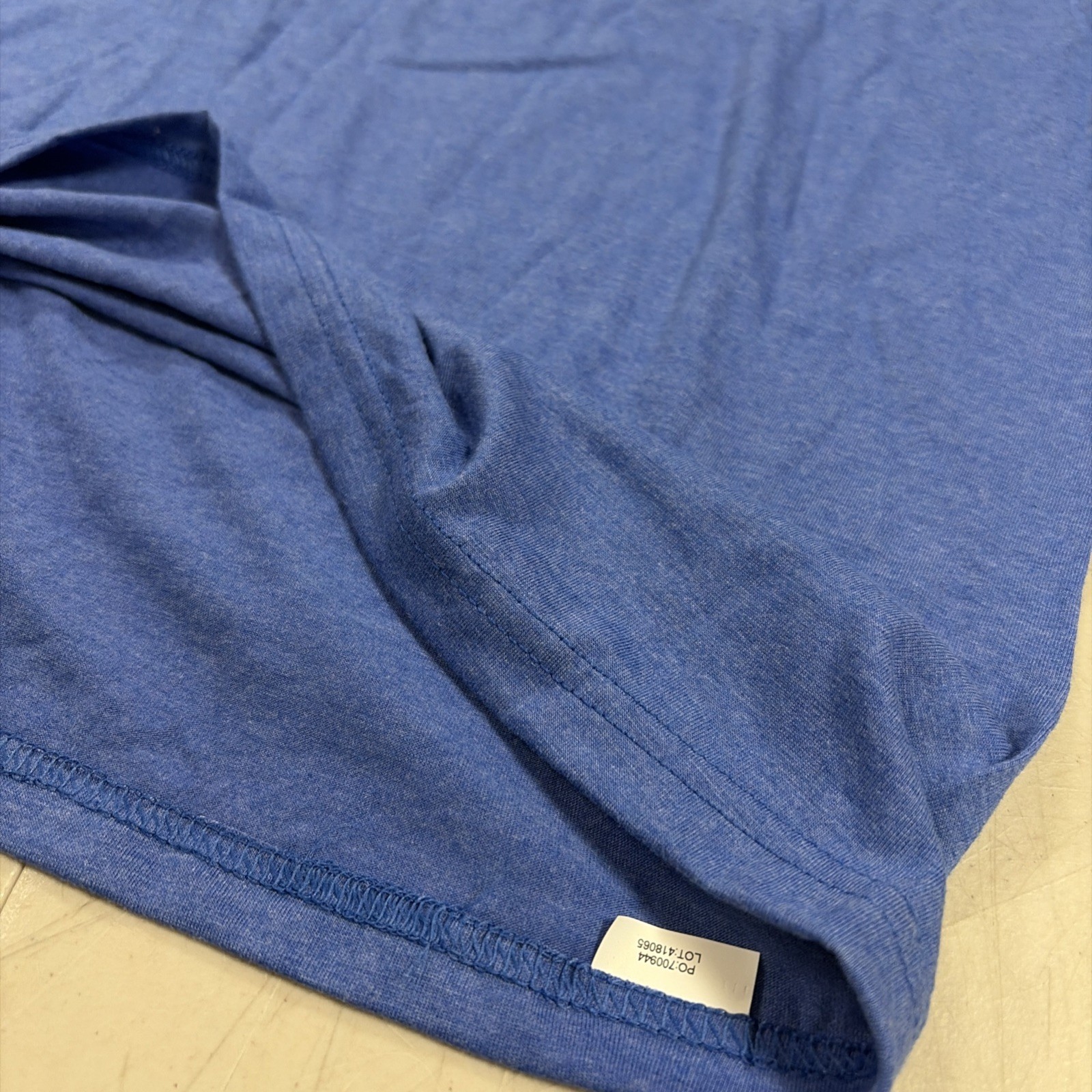 District Perfect Tri DTG Crew-Neck Adult T-Shirt Short Sleeve Blue Size XL New gallery