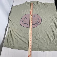 Nirvana Smiley Face Green American Eagle AE Band Tee T-Shirt Men’s MEDIUM