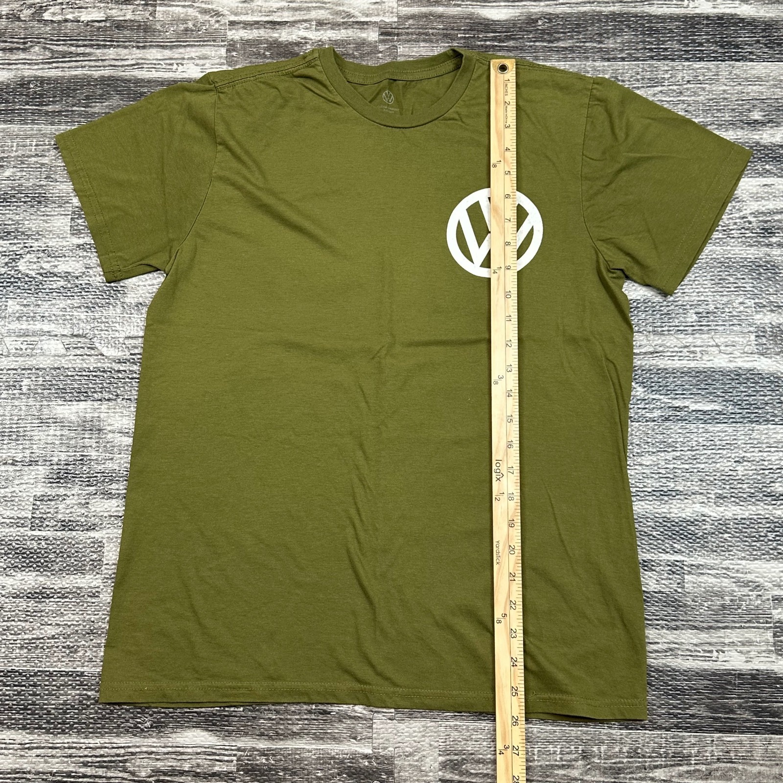 Volkswagen Short Sleeve 1960 T1 Samba T-Shirt - Olive Green - Adult MED Tee NEW gallery