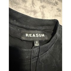 Reason T-Shirt Men Medium Charcoal Born Free Built To Disrupt Motorcycle Graphic
