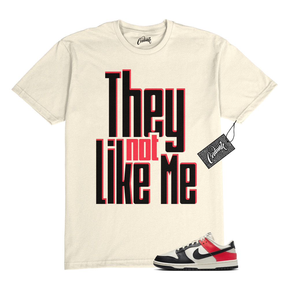 Dunk Bright Crimson Black Toe Pale Ivory Low T Shirt to Match NLM
