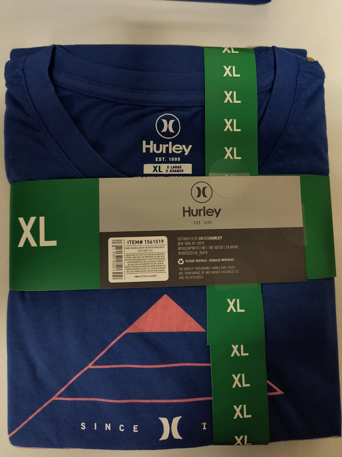 Hurley Classic Tee 2 pack tag-less t shirt Sizes (M-XL) gallery