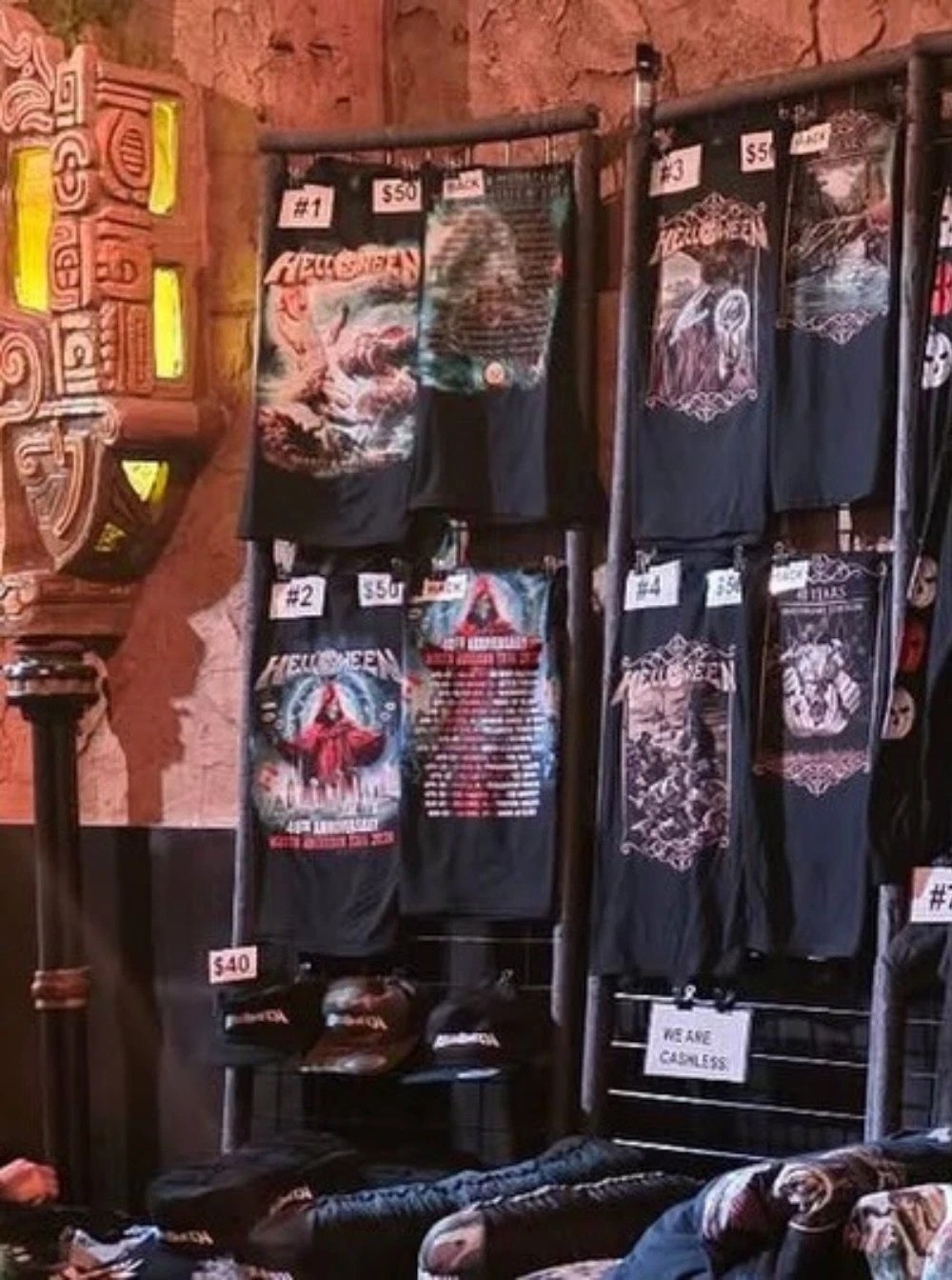 Helloween 40th Anniversary North American Tour 2026 Merch T-shirt Reprint