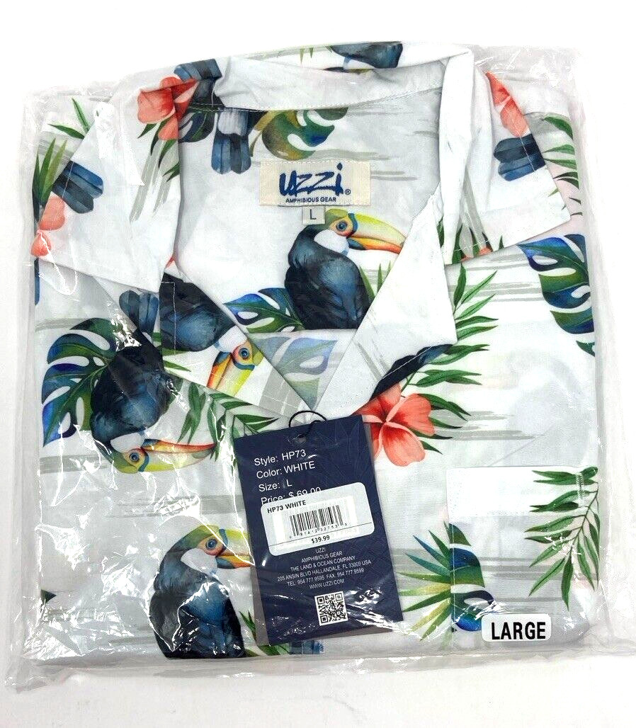 Hawaiian Shirt Men Women Button Down Short Sleeve Casual Collared Prints gallery