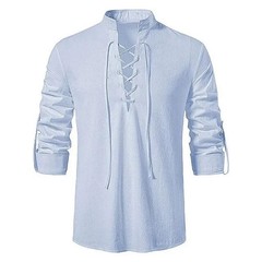 King Billion Men’s Shirts Casual Men Cotton Linen Long Sleeve T-shirt Spring Aut
