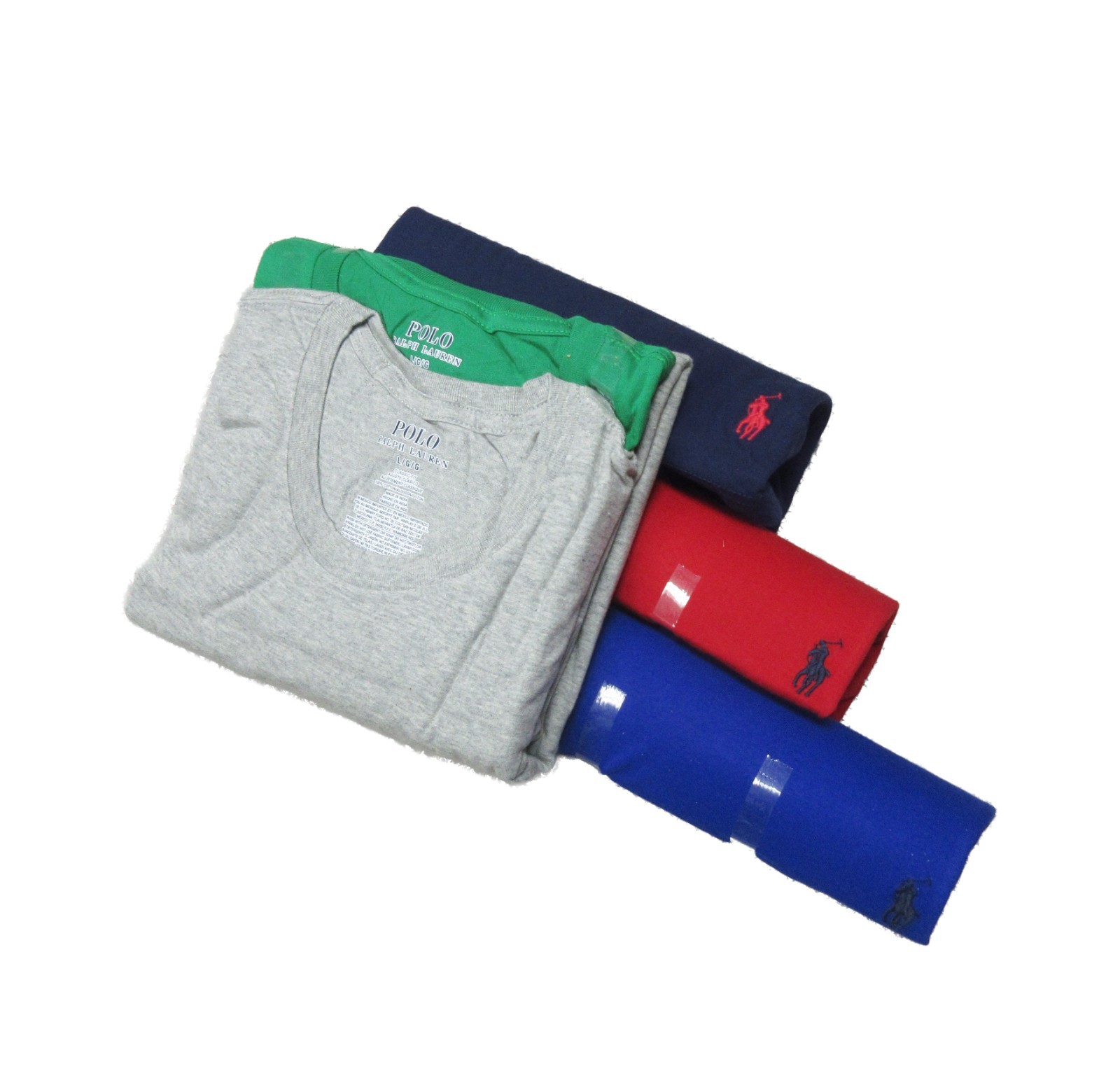 Polo Ralph Lauren Men's Multi Color Classic Fit Crew-Neck 5 Pack T-Shirt gallery