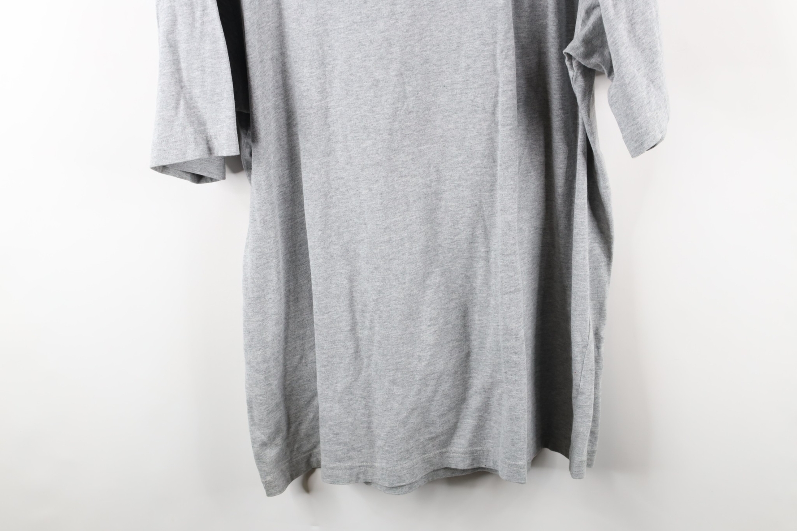 Vintage LL Bean Mens Large Blank Baggy Fit Short Sleeve T-Shirt Heather Gray gallery