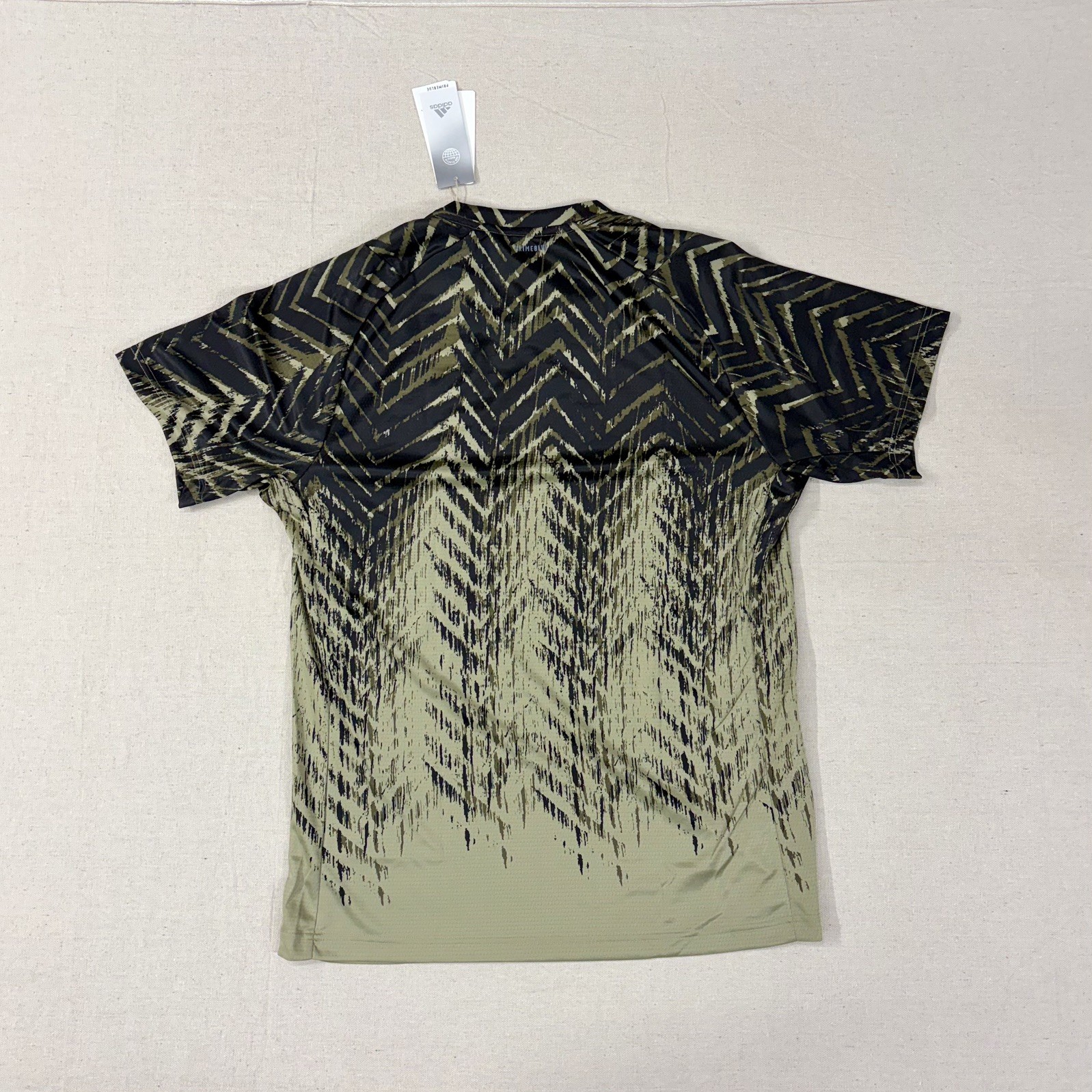 ADIDAS Tennis Primeblue Freelift Printed Tee Men's Size L Large / Orbit Green gallery