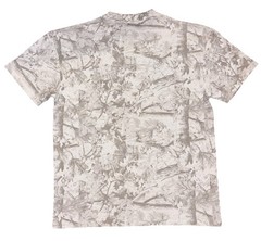 JaqWin Heavyweight Drop Shoulder White & Grey Camo T-Shirt Men’s Size Medium