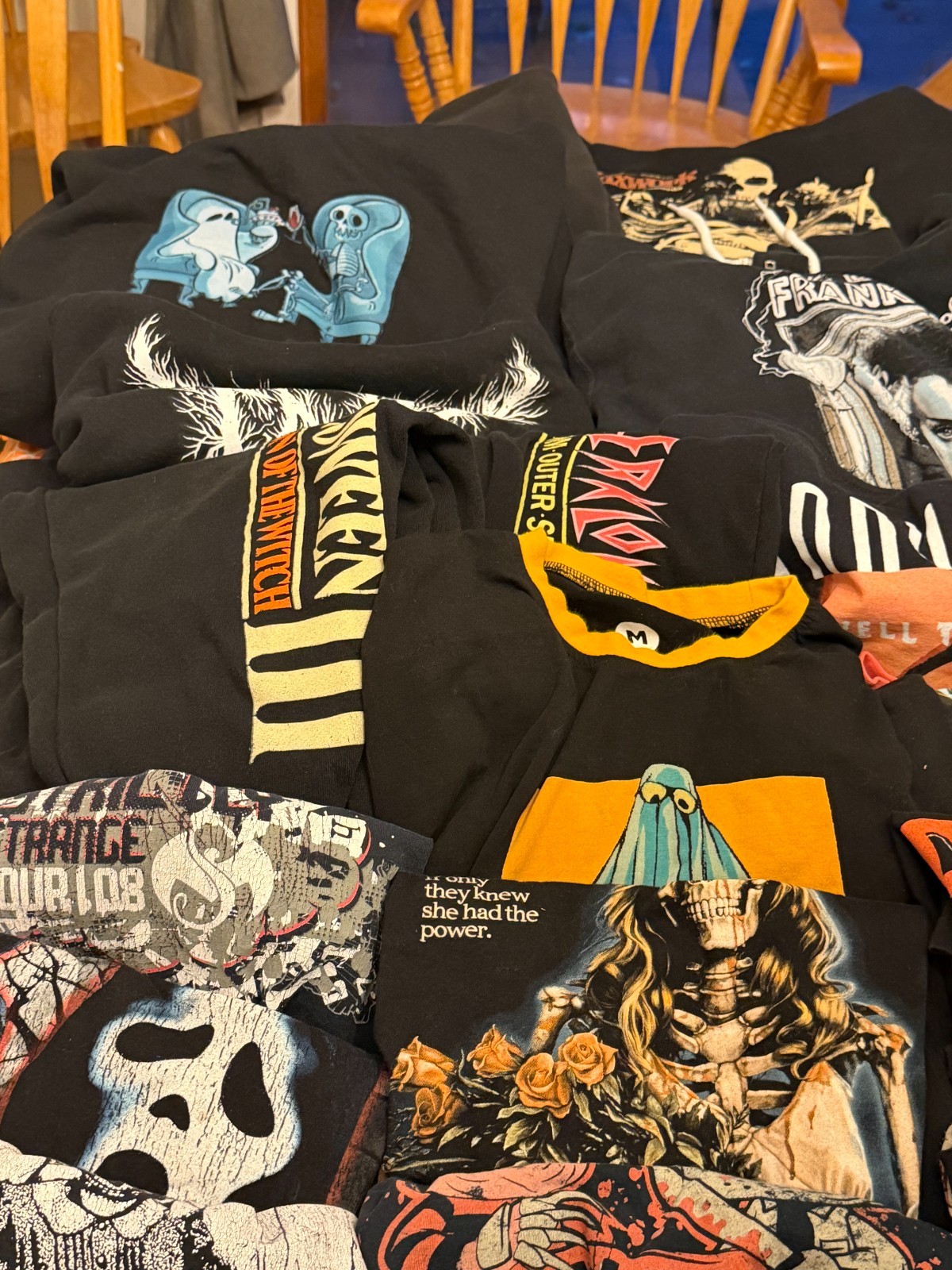 HUGE Horror T Shirt / Hoodie & More Lot Fright Rags Cavity Colors Terror Threads gallery