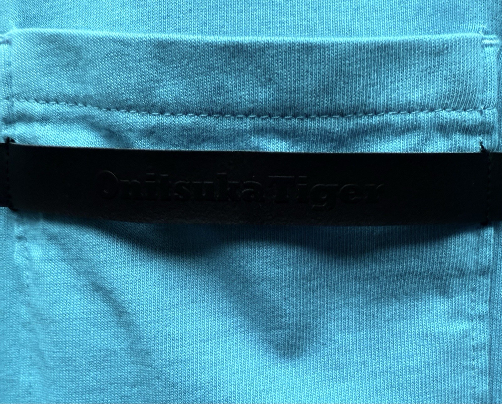 Onitsuka Tiger Japan Men’s Short Sleeve Blue Pocket T-Shirt Sz. L (Fits US M) gallery