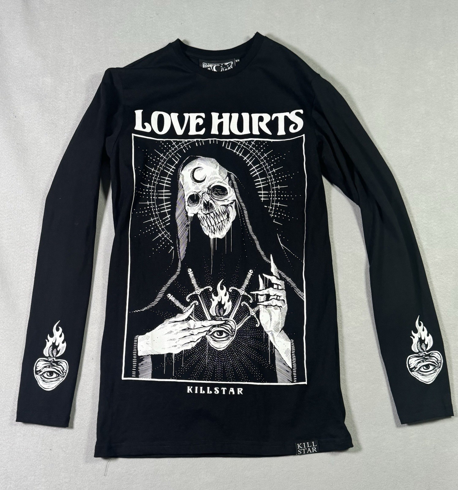 Killstar Love Hurts Long Sleeve T-shirt In Black gallery