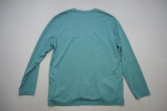 Duluth Trading Co. Wicking Polyester Nylon Shirt Baselayer Blue Mens Large
